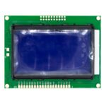 نمایشگر GLCD 64×128 گرافیکی بک لایت آبی با درایور KS108 فریم کوچک